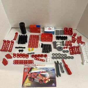 Meccano Erector Discovery Rescue Fire Truck Lights Sounds Building Set 20107